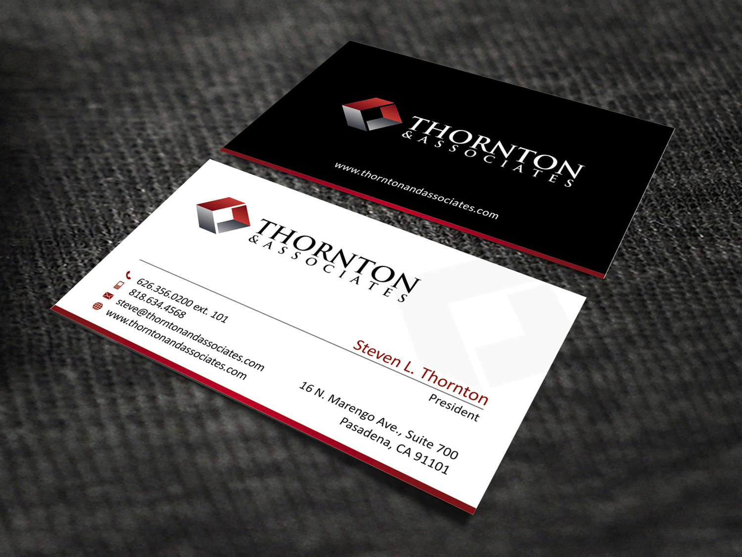 Business Card Design by SKYdesign for Thornton & Associates, LLC | Design: #12359850
