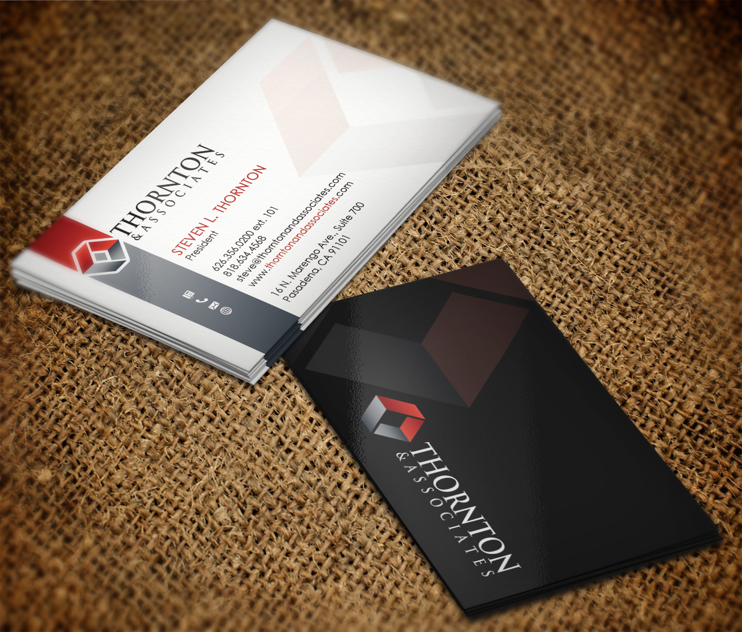 Business Card Design by WebixBD for Thornton & Associates, LLC | Design #12340677