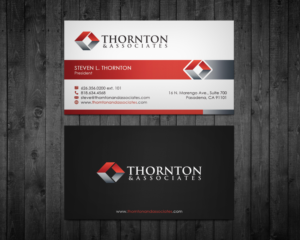 Business Card Design by WebixBD for Thornton & Associates, LLC | Design: #12340867