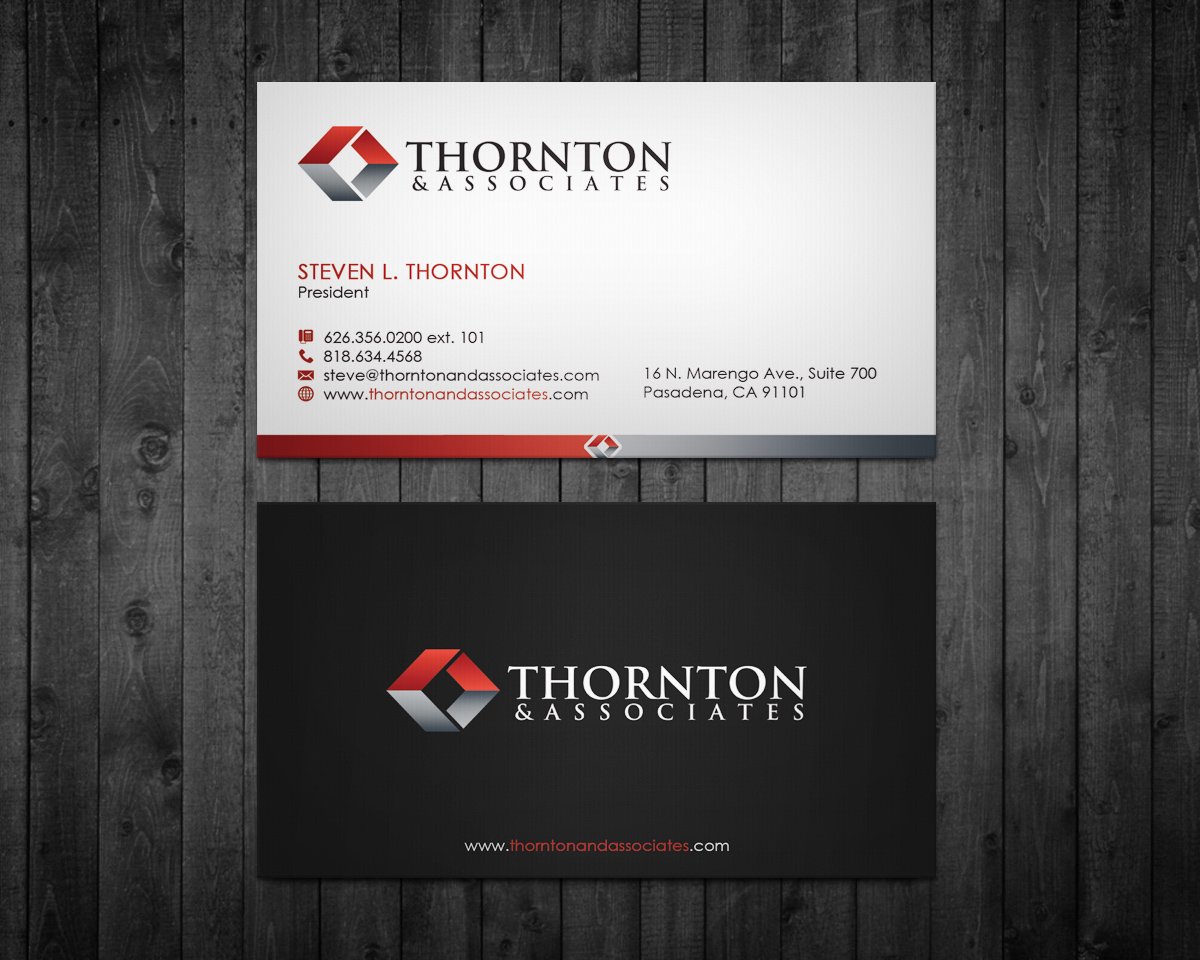 Business Card Design by WebixBD for Thornton & Associates, LLC | Design #12340905