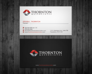 Business Card Design by WebixBD for Thornton & Associates, LLC | Design: #12340915