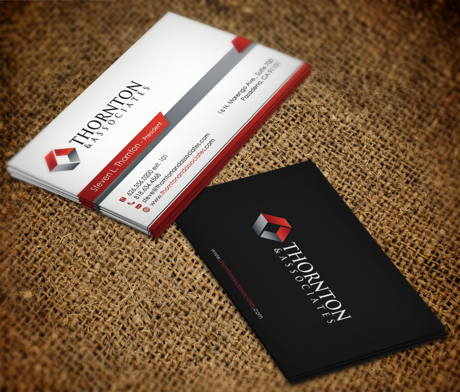 Business Card Design by WebixBD for Thornton & Associates, LLC | Design #12341028