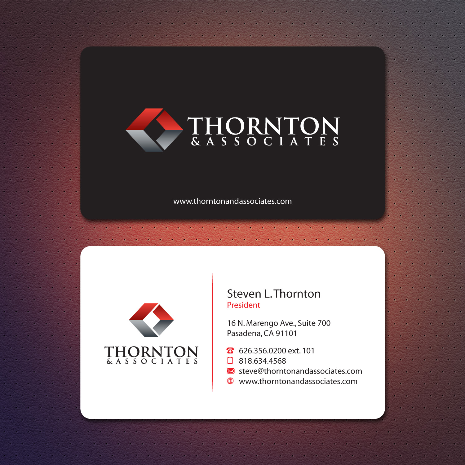 Business Card Design by Dezero for Thornton & Associates, LLC | Design #12327170