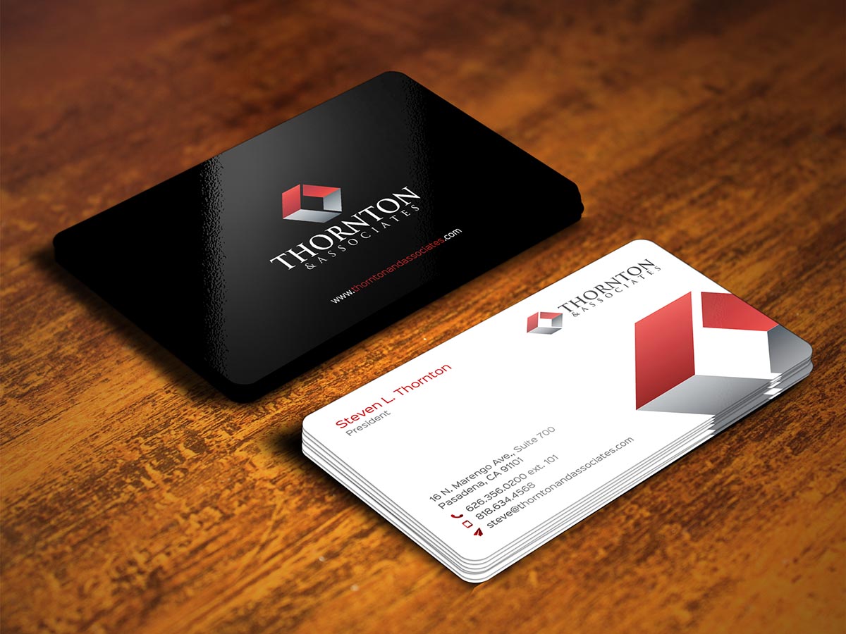 Business Card Design by snowymasterdesigns for Thornton & Associates, LLC | Design #12349224