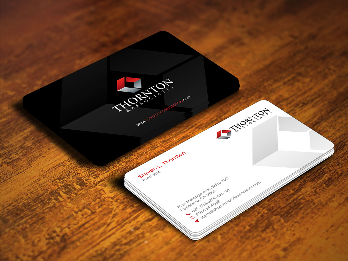 Business Card Design by snowymasterdesigns for Thornton & Associates, LLC | Design #12349226