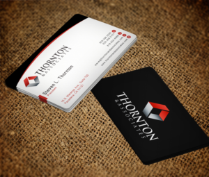 Business Card Design by EWS Webs for Thornton & Associates, LLC | Design #12374130