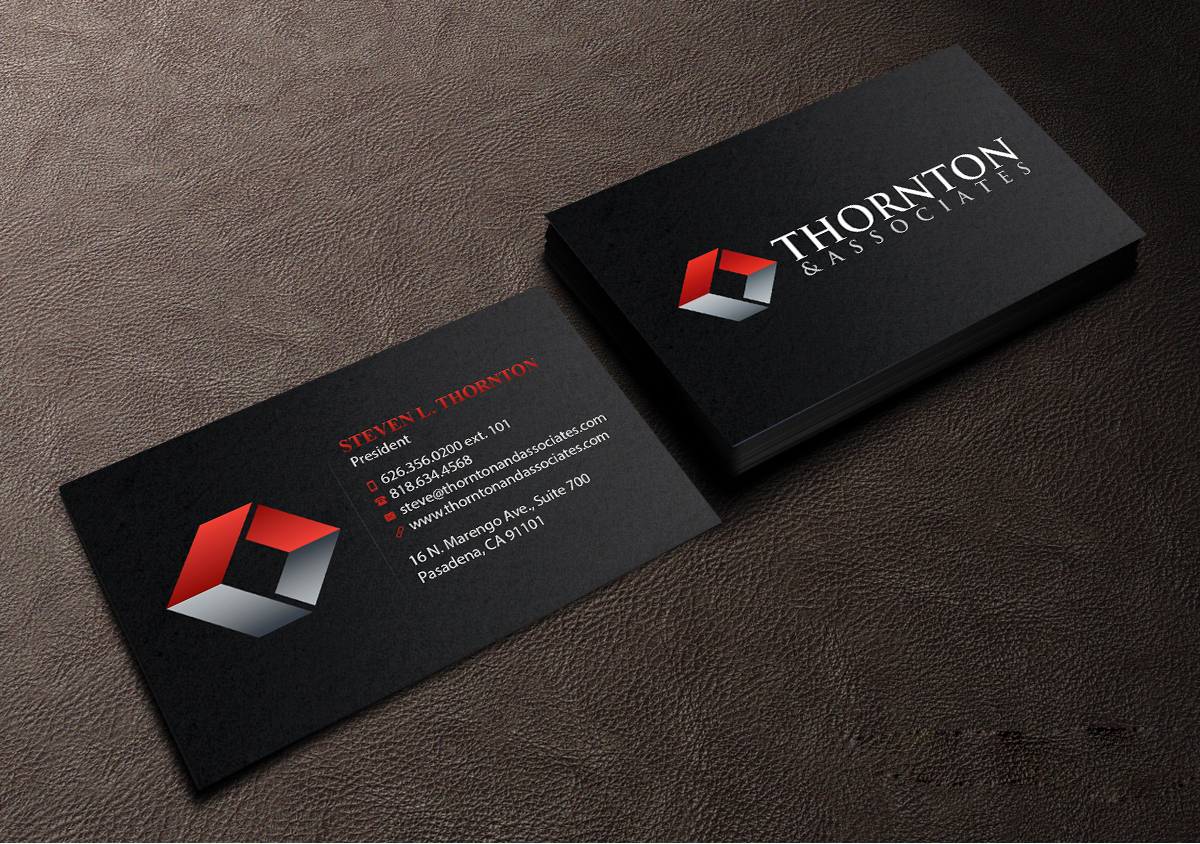 Business Card Design by Creations Box 2015 for Thornton & Associates, LLC | Design #12354370