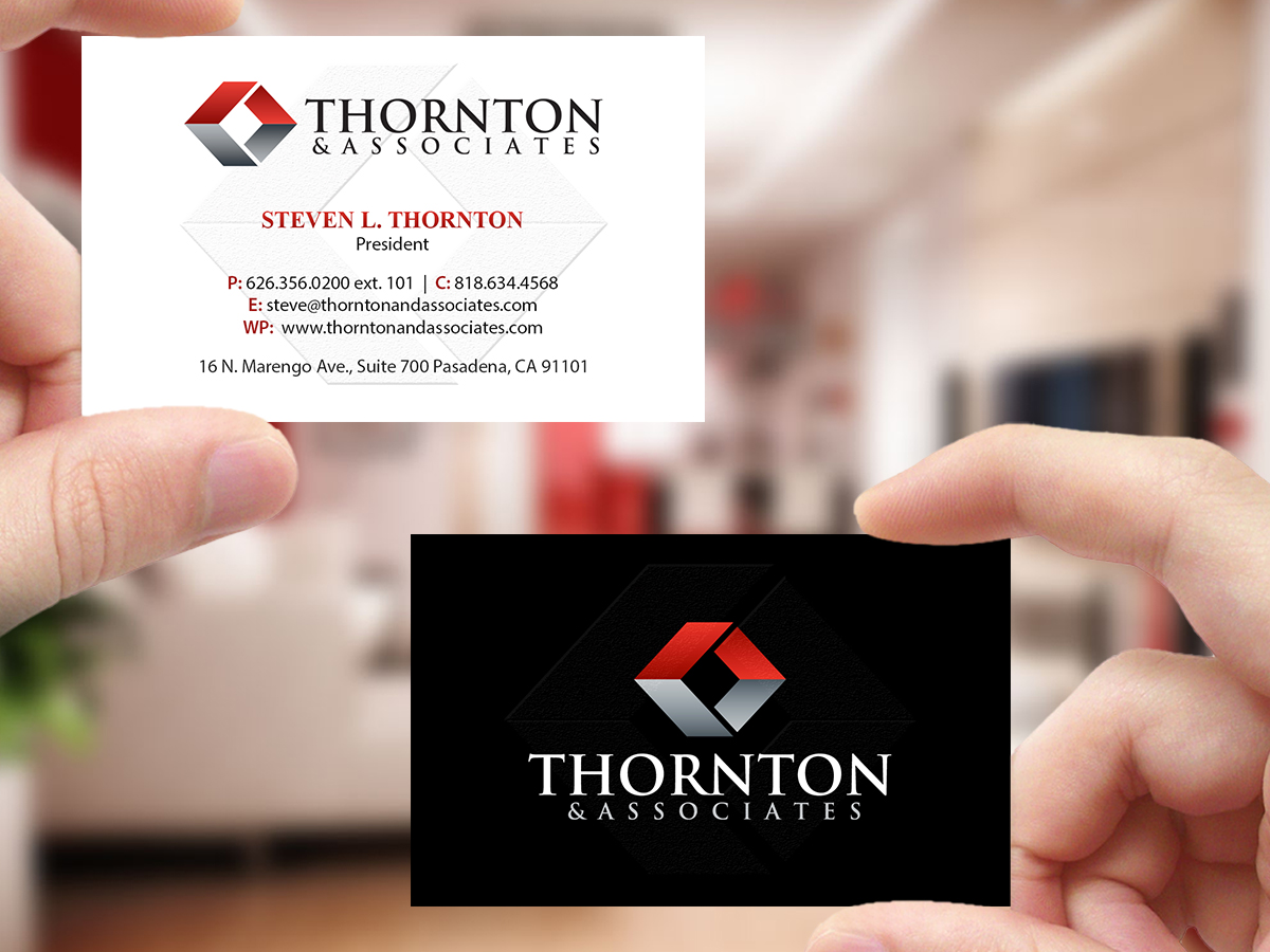 Business Card Design by Creations Box 2015 for Thornton & Associates, LLC | Design #12354374