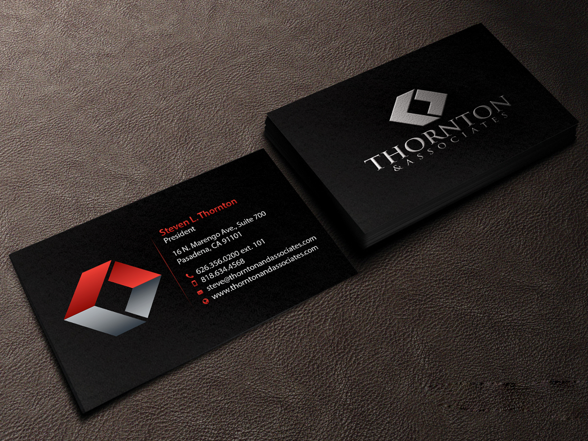 Visitenkarten-Design von Creations Box 2015 für Thornton & Associates, LLC | Design #12354376
