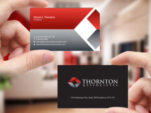 Business Card Design by Creations Box 2015 for Thornton & Associates, LLC | Design: #12354382