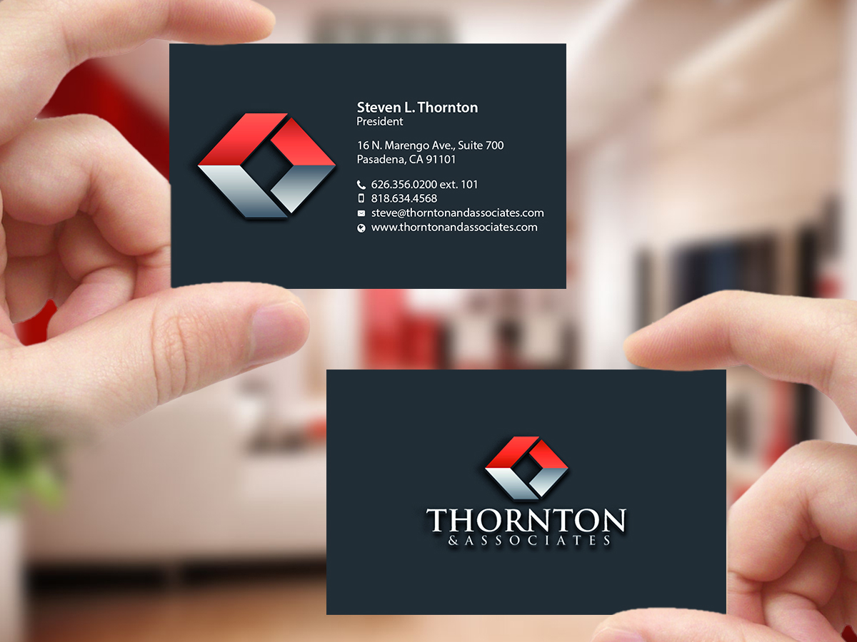 Business Card Design by Creations Box 2015 for Thornton & Associates, LLC | Design #12354388