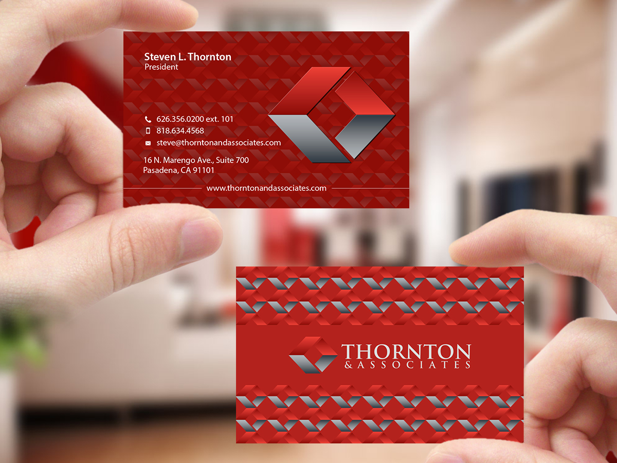 Business Card Design by Creations Box 2015 for Thornton & Associates, LLC | Design #12354391