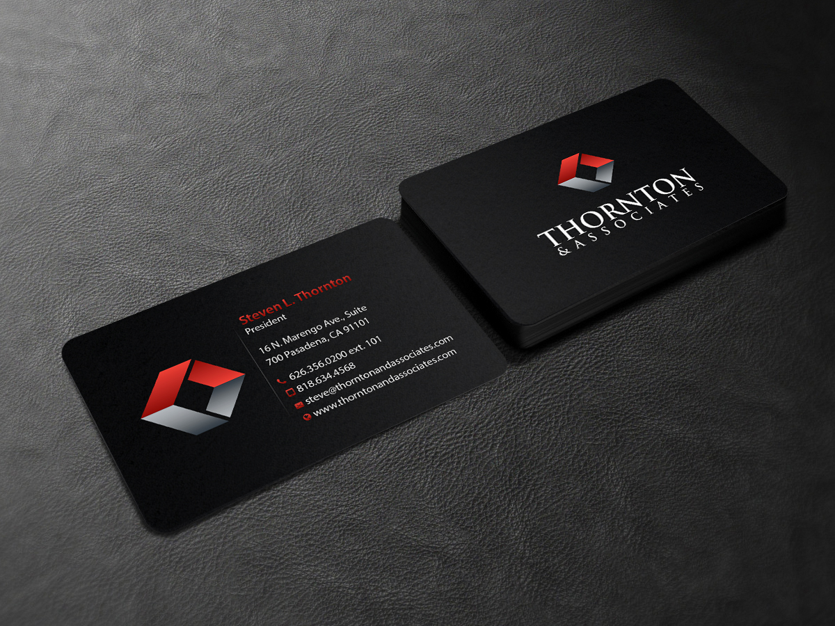 Business Card Design by Creations Box 2015 for Thornton & Associates, LLC | Design #12354401
