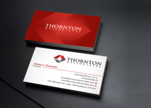 Business Card Design by Creations Box 2015 for Thornton & Associates, LLC | Design: #12354404
