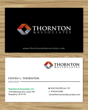 Business Card Design by H4R5Z for Thornton & Associates, LLC | Design: #12329111