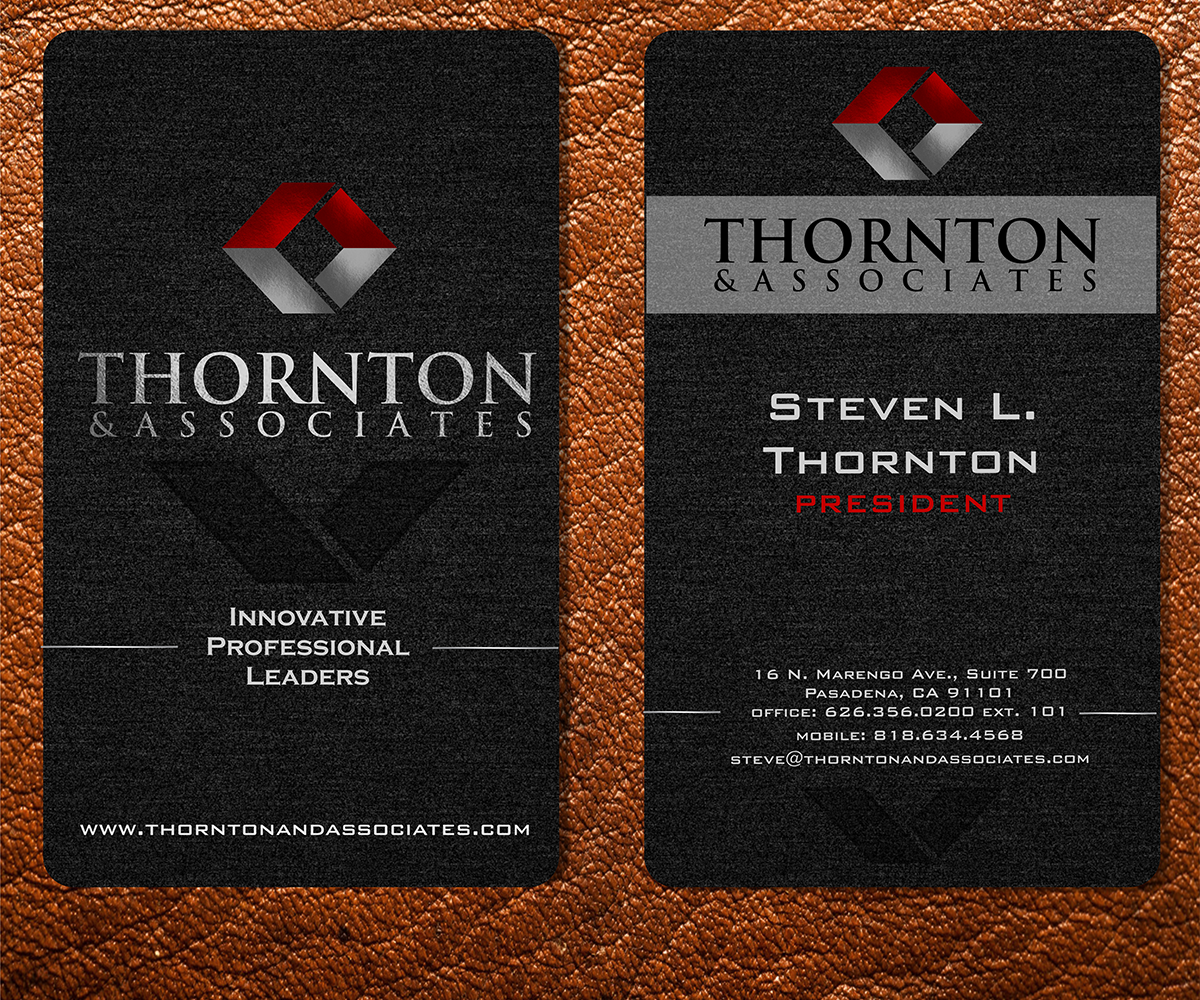 Design de Carte de Visite par EDesignN pour Thornton & Associates, LLC | Design #12333860