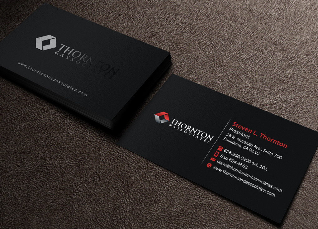 Business Card Design by Brand aid for Thornton & Associates, LLC | Design #12353634