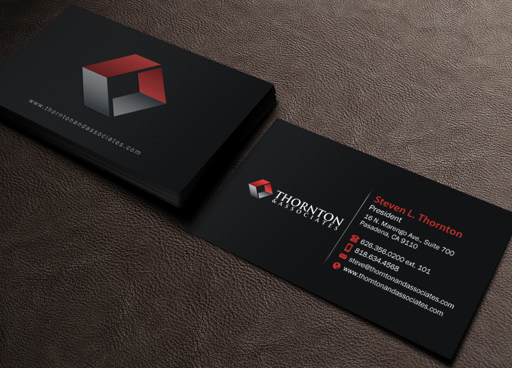 Business Card Design by Brand aid for Thornton & Associates, LLC | Design #12353662