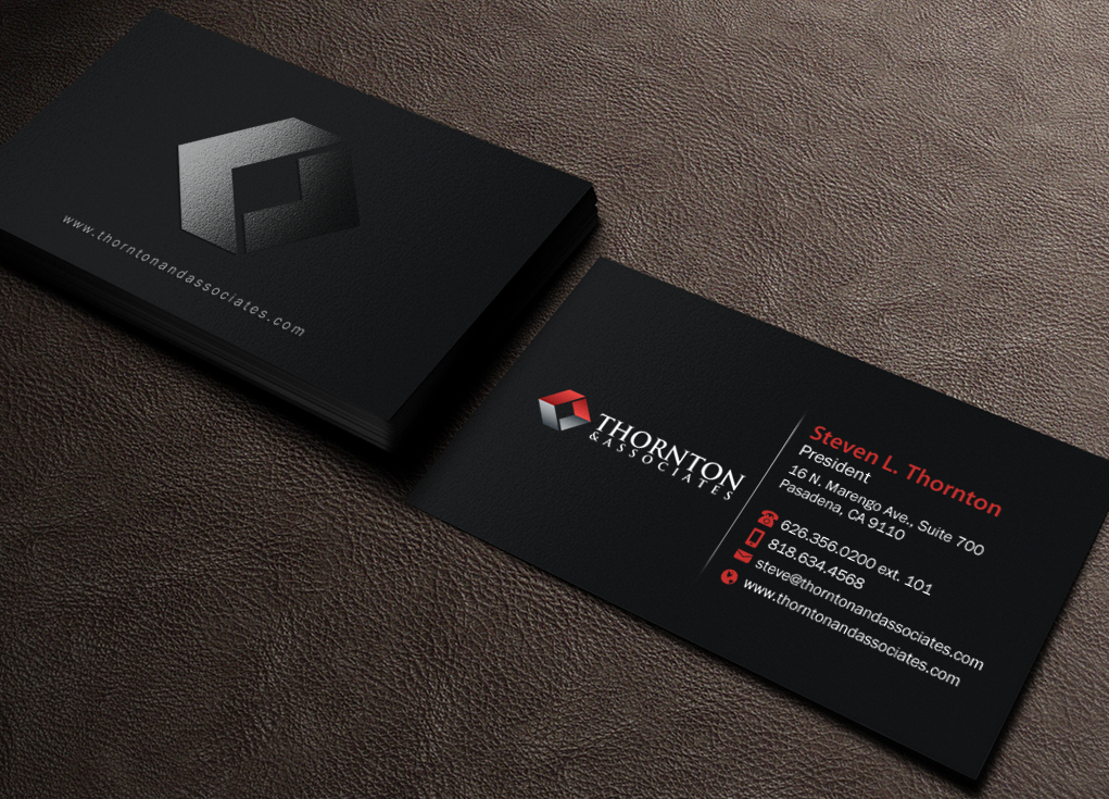 Visitenkarten-Design von Brand aid für Thornton & Associates, LLC | Design #12353663