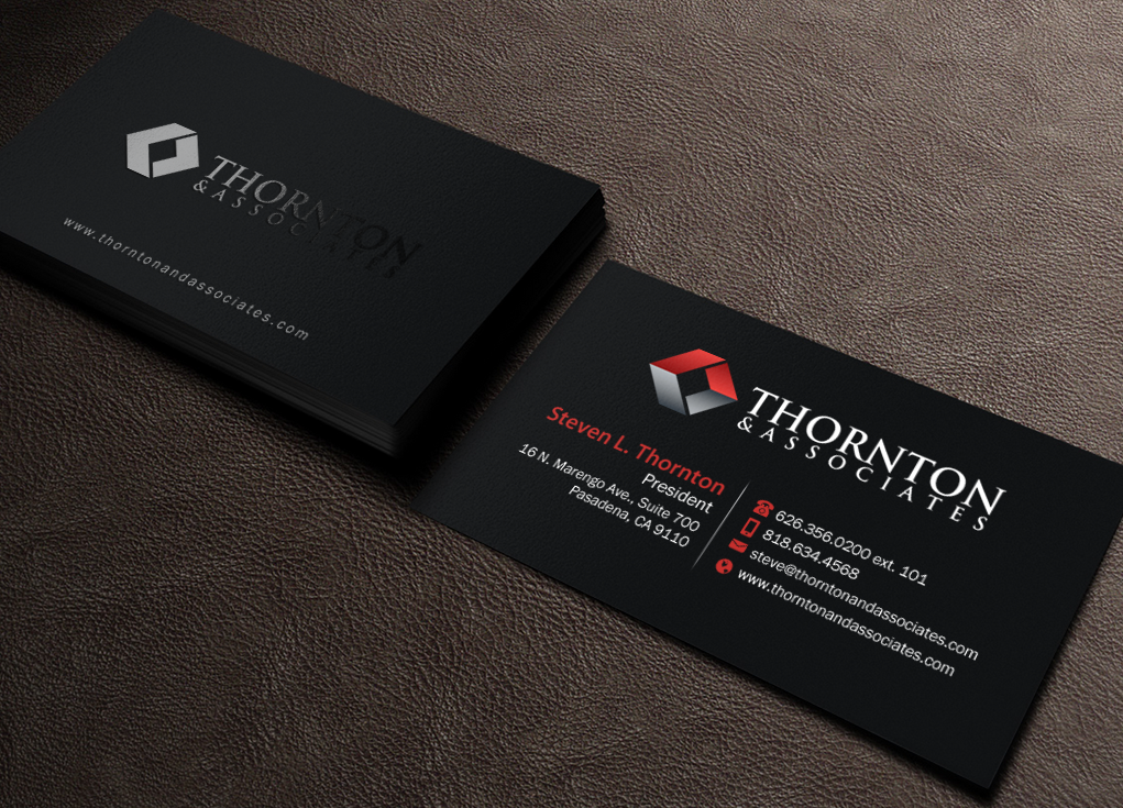 Business Card Design by Brand aid for Thornton & Associates, LLC | Design #12353664
