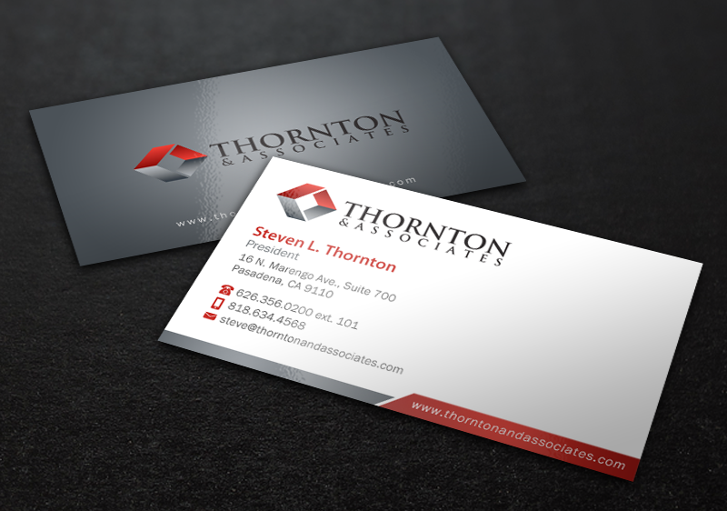Business Card Design by Brand aid for Thornton & Associates, LLC | Design #12353665