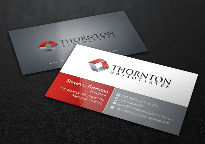 Business Card Design by Brand aid for Thornton & Associates, LLC | Design #12353666