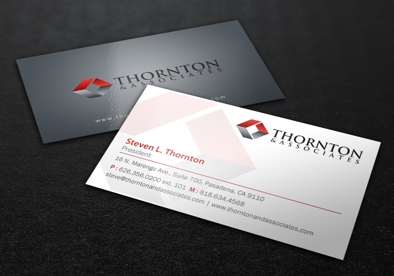 Business Card Design by Brand aid for Thornton & Associates, LLC | Design #12353668