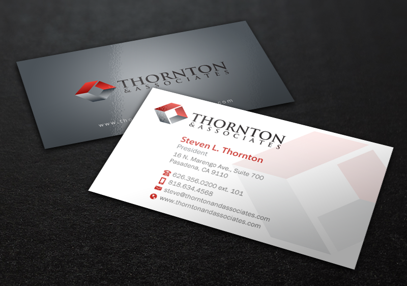 Business Card Design by Brand aid for Thornton & Associates, LLC | Design #12353674