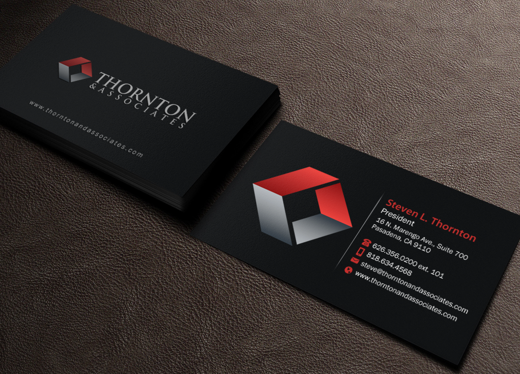 Visitenkarten-Design von Brand aid für Thornton & Associates, LLC | Design #12353675