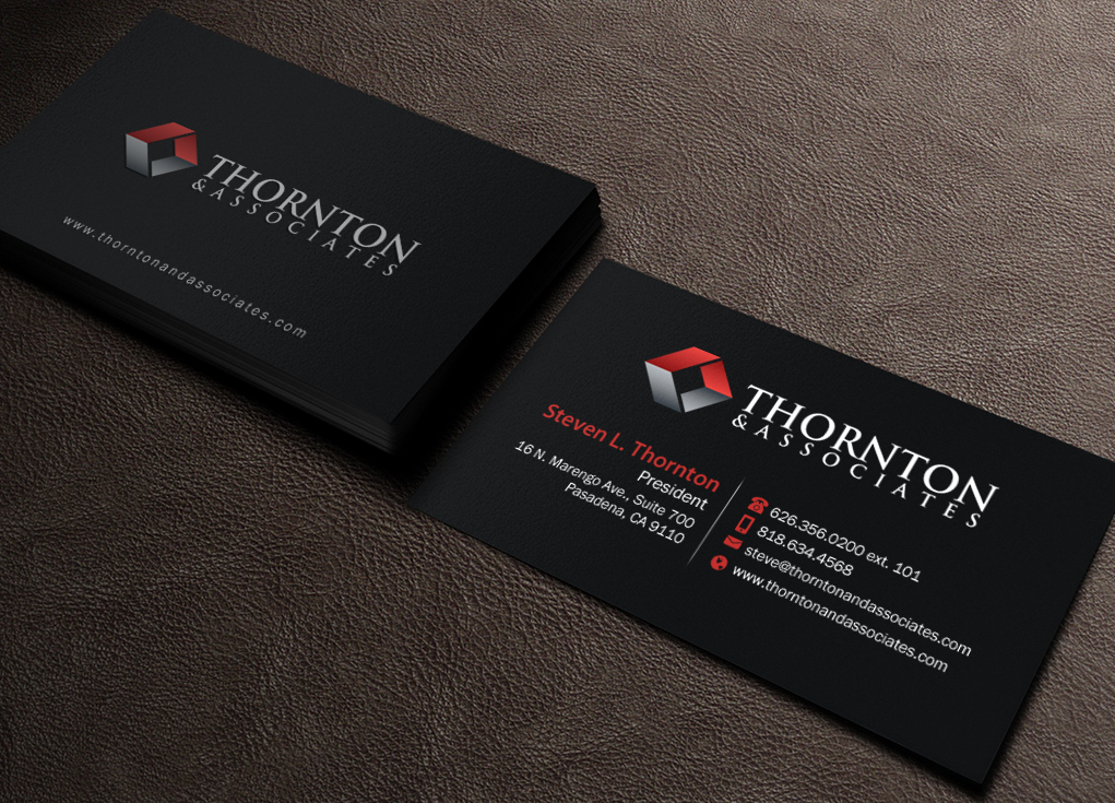 Business Card Design by Brand aid for Thornton & Associates, LLC | Design #12353677