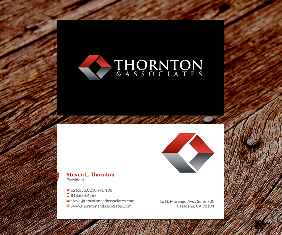 Business Card Design by SS_Designs for Thornton & Associates, LLC | Design #12388726