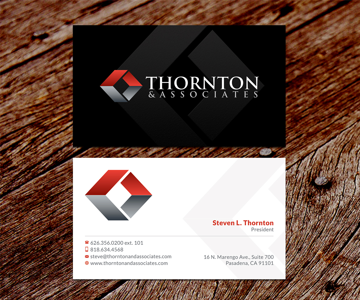 Business Card Design by SS_Designs for Thornton & Associates, LLC | Design #12388738