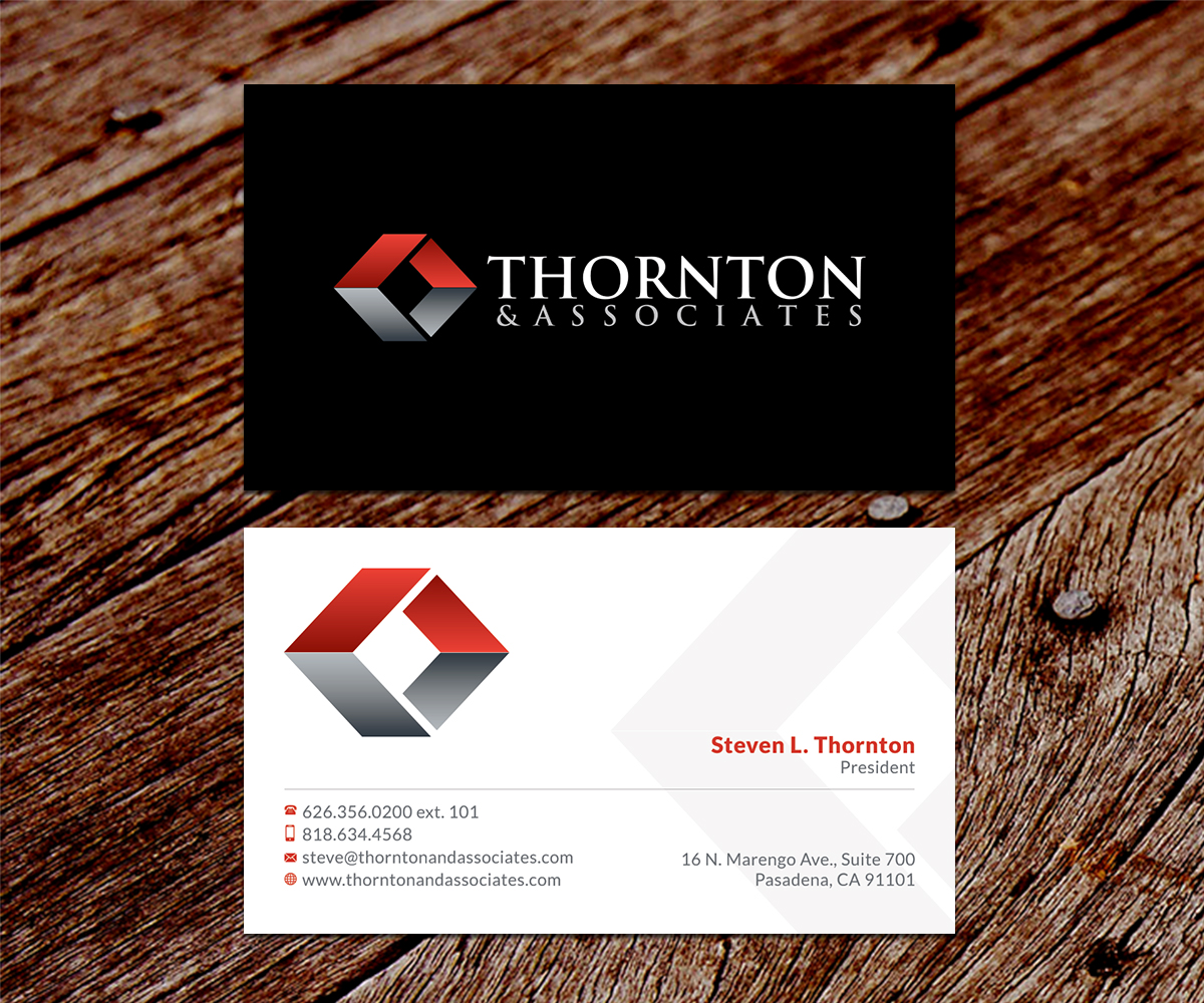 Business Card Design by SS_Designs for Thornton & Associates, LLC | Design #12388739