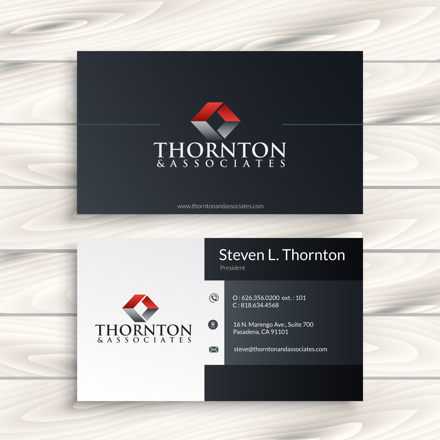 Visitenkarten-Design von designerdhyani für Thornton & Associates, LLC | Design #12329687