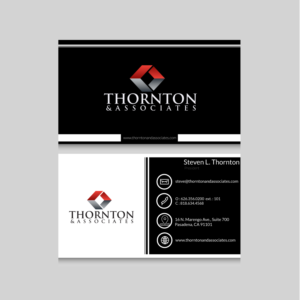 Business Card Design by designerdhyani for Thornton & Associates, LLC | Design: #12339338