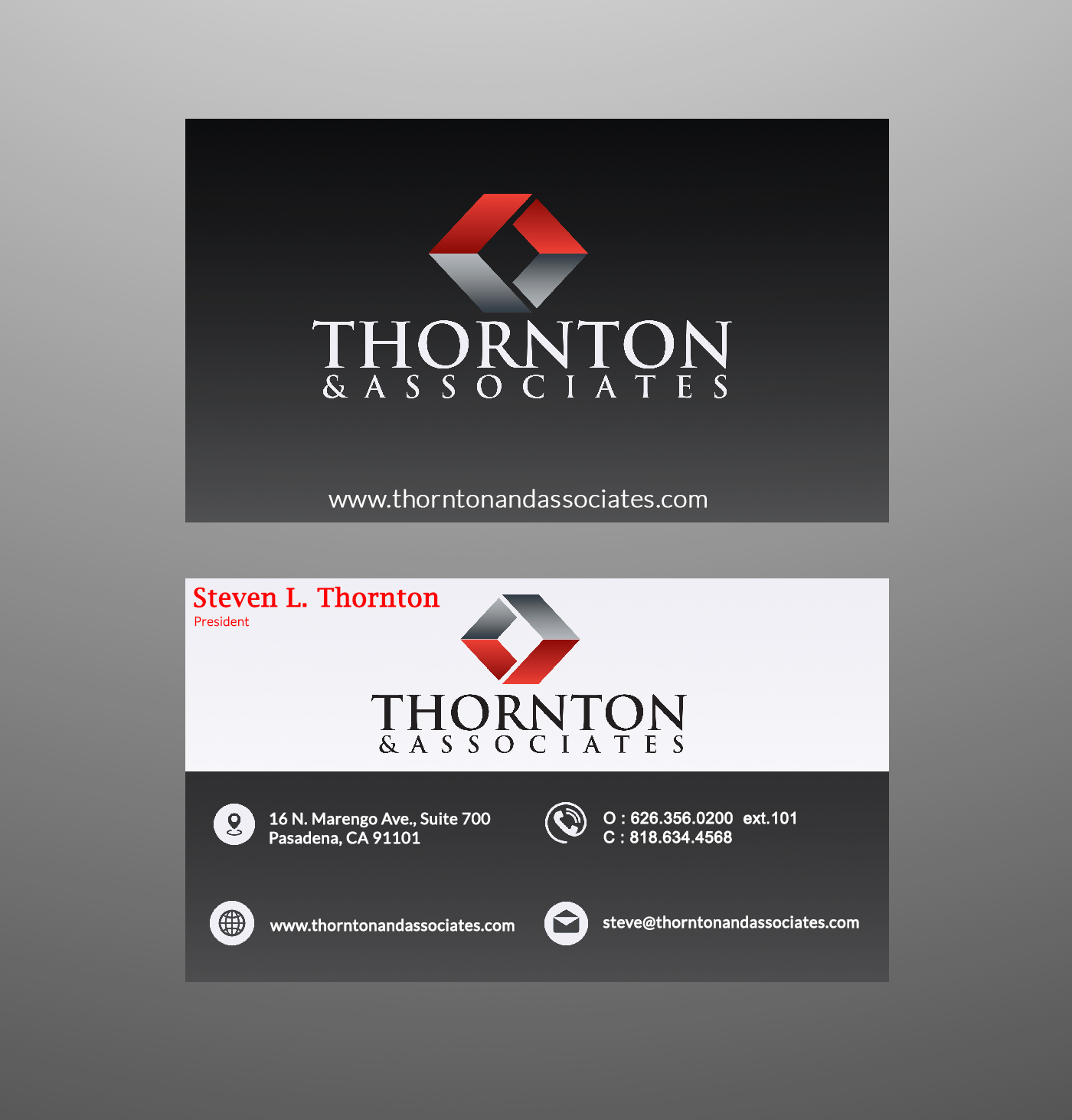 Business Card Design by designerdhyani for Thornton & Associates, LLC | Design #12340405