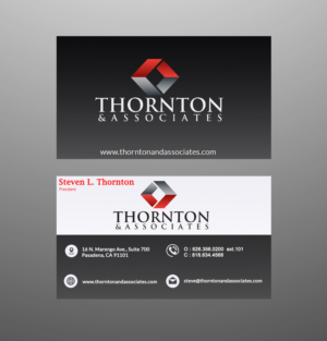 Business Card Design by designerdhyani for Thornton & Associates, LLC | Design: #12340405