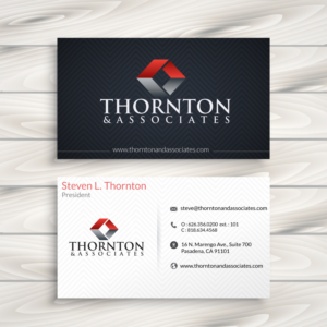 Business Card Design by designerdhyani for Thornton & Associates, LLC | Design: #12348126