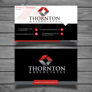 Business Card Design by designerdhyani for Thornton & Associates, LLC | Design: #12348971