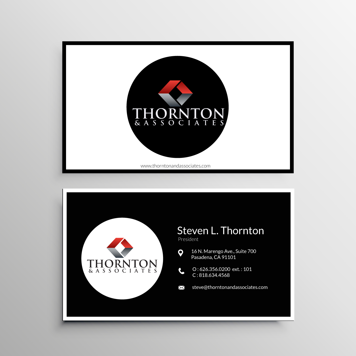 Design de Carte de Visite par designerdhyani pour Thornton & Associates, LLC | Design #12380695