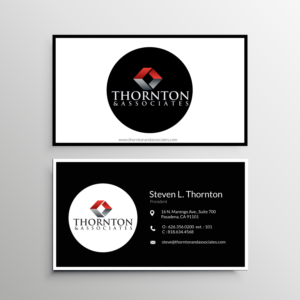 Business Card Design by designerdhyani for Thornton & Associates, LLC | Design: #12380695