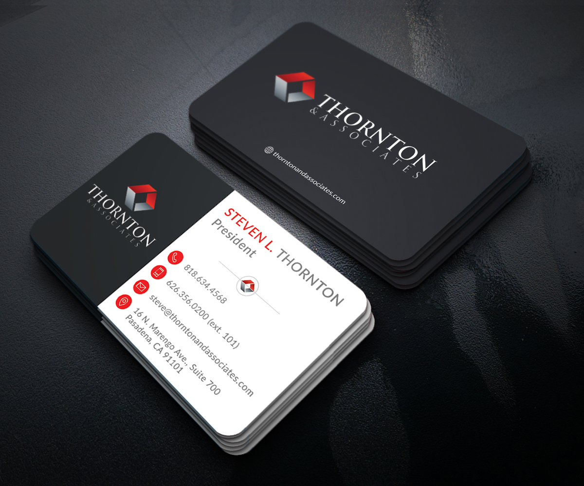 Business Card Design by Graphic Flame for Thornton & Associates, LLC | Design #12331701