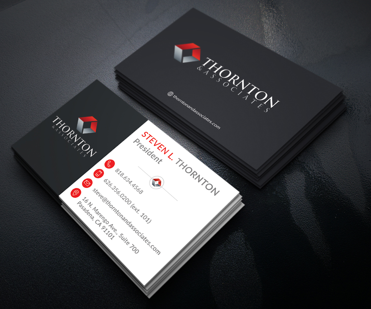 Business Card Design by Graphic Flame for Thornton & Associates, LLC | Design #12331702