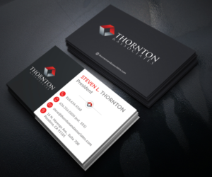 Business Card Design by Graphic Flame for Thornton & Associates, LLC | Design: #12331702
