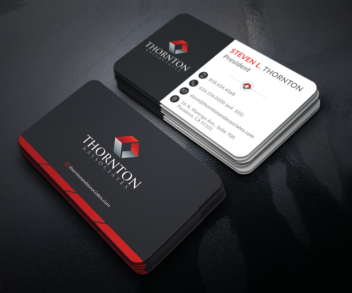 Business Card Design by Graphic Flame for Thornton & Associates, LLC | Design #12331743