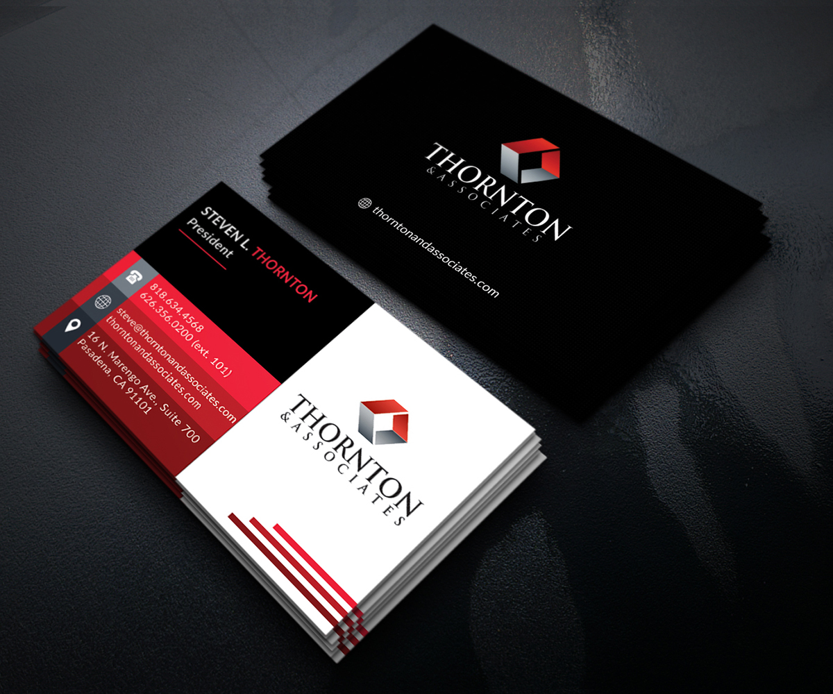 Business Card Design by Graphic Flame for Thornton & Associates, LLC | Design #12331789