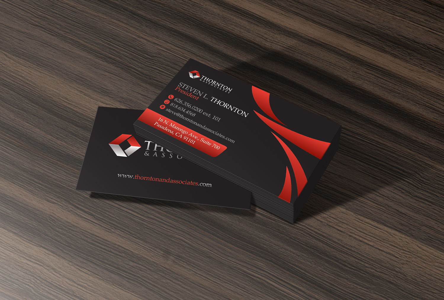 Business Card Design by alhemique1 for Thornton & Associates, LLC | Design #12341034