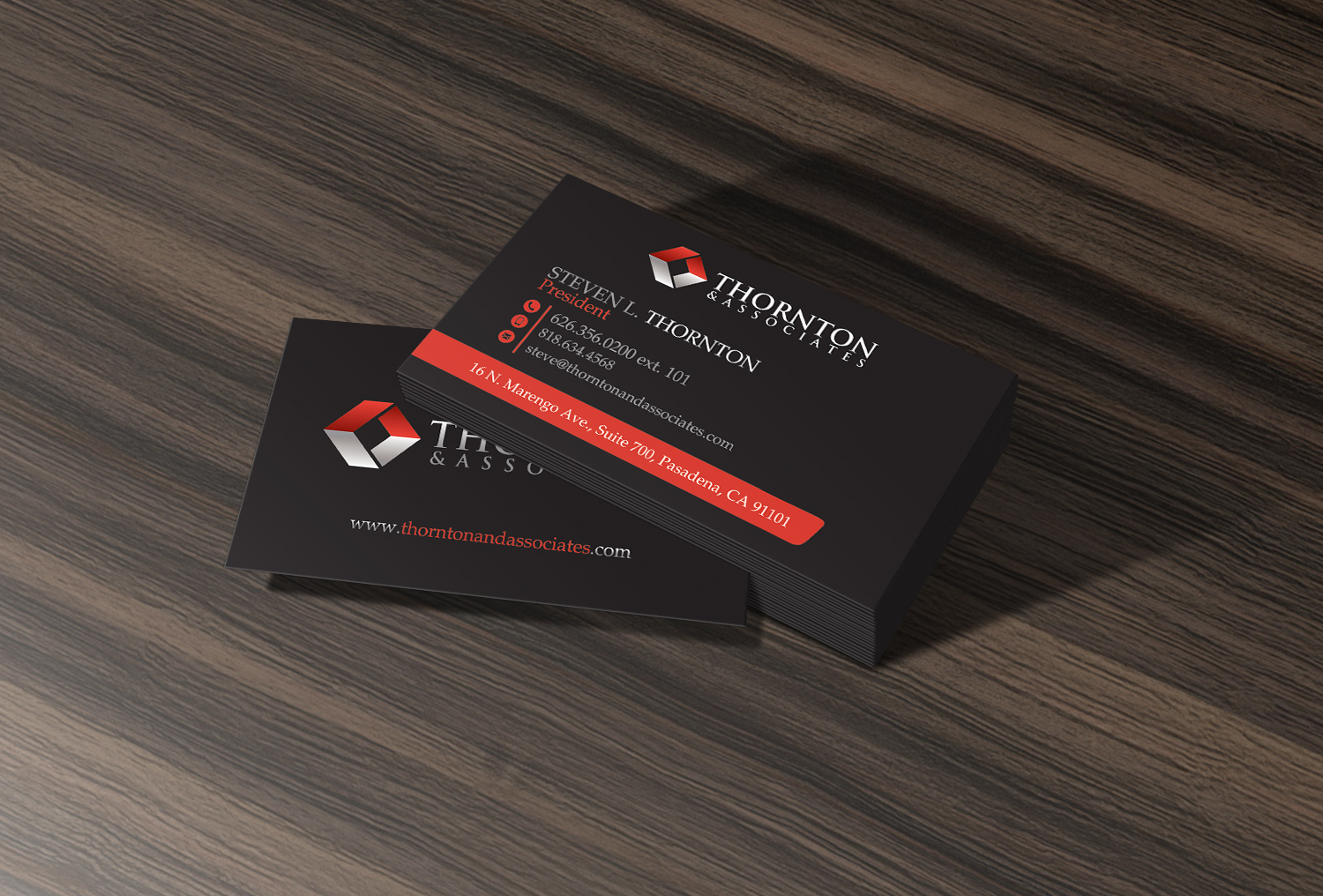 Business Card Design by alhemique1 for Thornton & Associates, LLC | Design #12341035