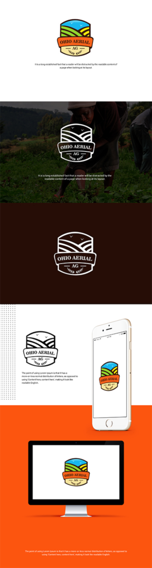 Logo Design by highmaxlogodesigns for Ohio Aerial Ag | Design #13696939