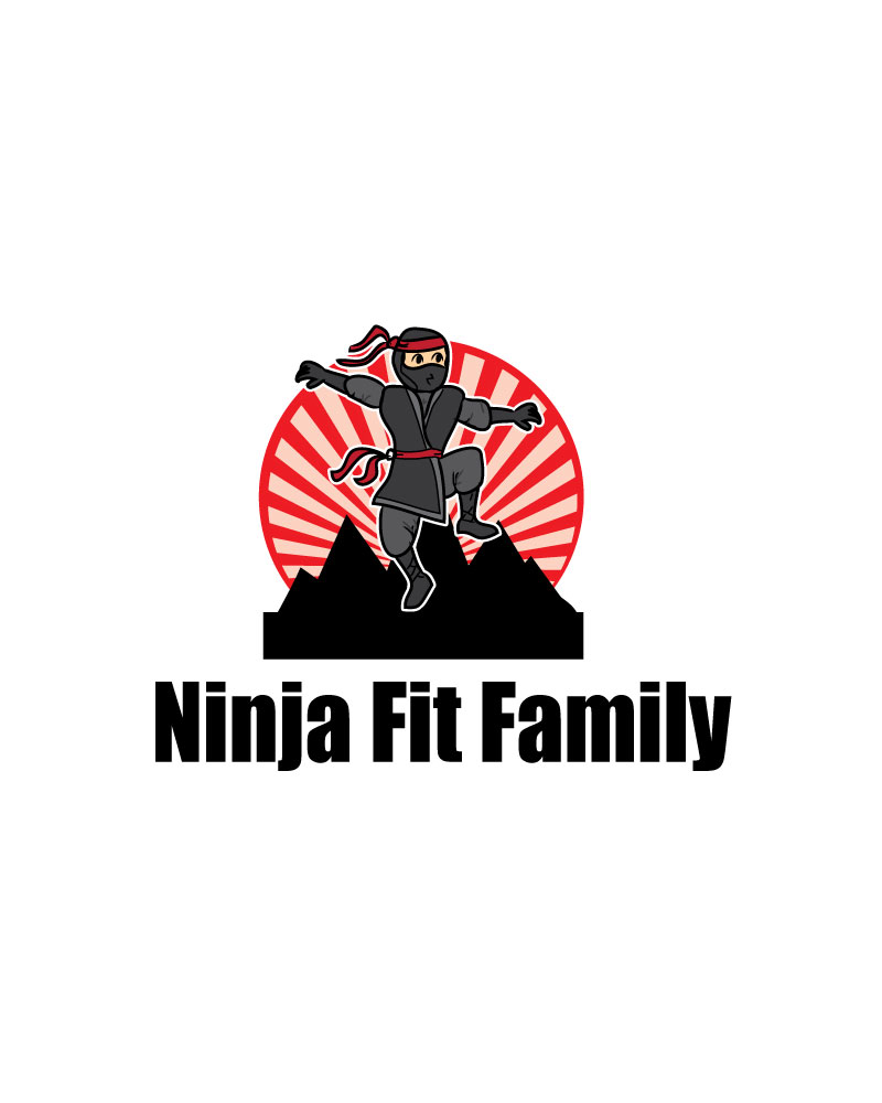 Logo Design by ackocar for Ninja Fit Family | Design #12335665